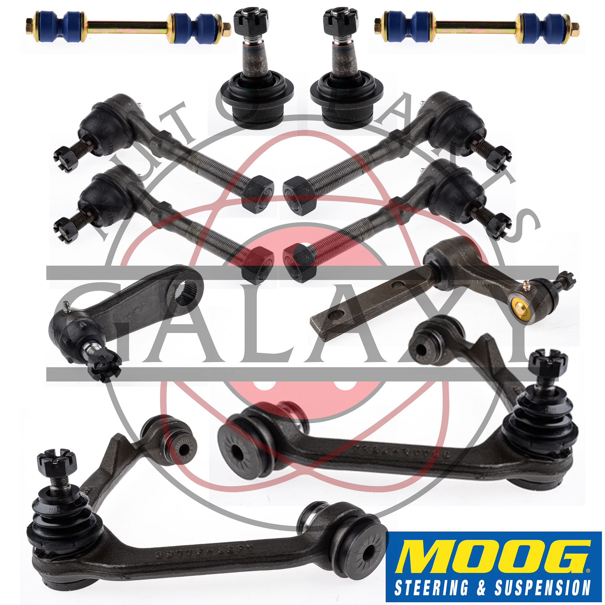 Moog Replacement Front Suspension 12 Pcs Kit For Ford Full Size Truck ...